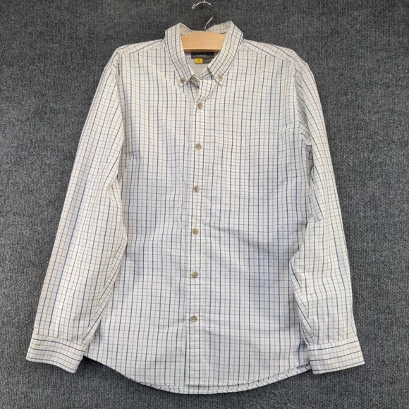 Eddie Bauer Men's Button-Down Shirt Men's Multi Medium Long Sleeve Check - Picture 2 of 12